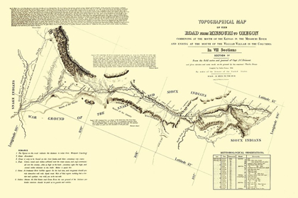 Picture of OREGON TRAIL WYOMING 4 OF 7 - FREMONT 1846