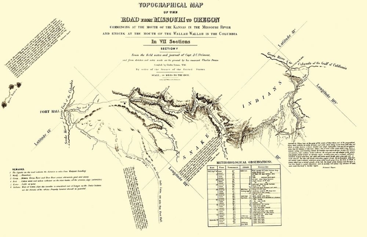 Picture of OREGON TRAIL IDAHO 5 OF 7 - FREMONT 1846