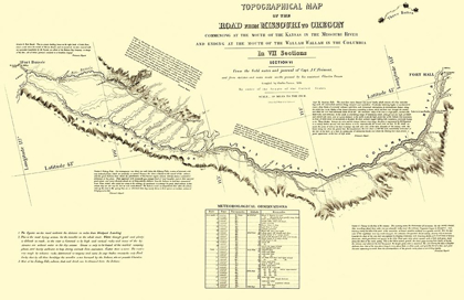 Picture of OREGON TRAIL IDAHO 6 OF 7 - FREMONT 1846