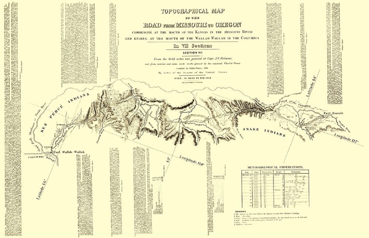 Picture of OREGON TRAIL IDAHO 7 OF 7 - FREMONT 1846