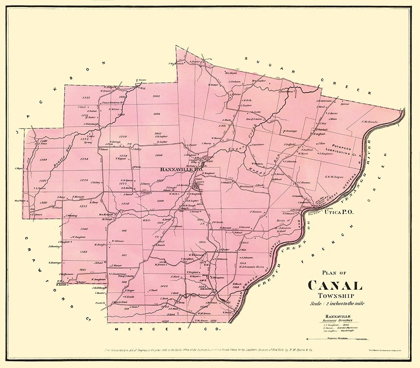 Picture of CANAL PENNSYLVANIA LANDOWNER - MAYER 1865