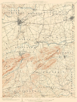 Picture of CARLISLE PENNSYLVANIA QUAD - USGS 1904