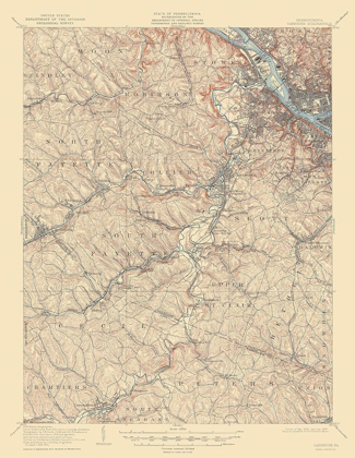 Picture of CARNEGIE PENNSYLVANIA QUAD - USGS 1906