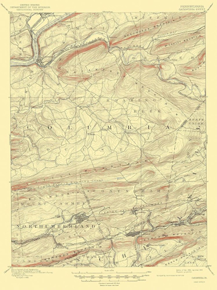 Picture of CATAWISSA PENNSYLVANIA QUAD - USGS 1894