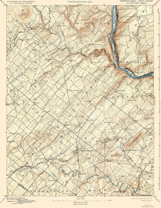 Picture of DOYLESTOWN PENNSYLVANIA NEW JERSEY SHEET