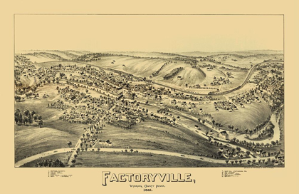 Picture of FACTORYVILLE PENNSYLVANIA - FOWLER 1891