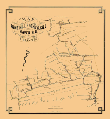 Picture of MINE HILL AND SCHUYLKILL HAVEN RAILROAD 1857