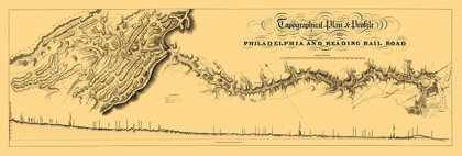 Picture of PHILADELPHIA AND READING RAILROAD - OSBORNE 1838