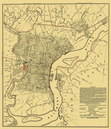 Picture of PHILADELPHIA RAILROAD PLAN 2 - HOXSIE 1858