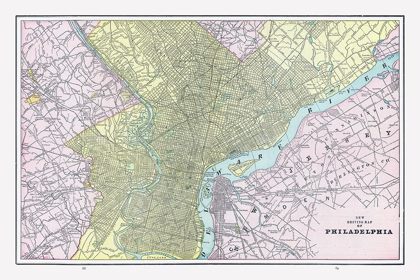 Picture of PHILADELPHIA  PENNSYLVANIA - CRAM 1892