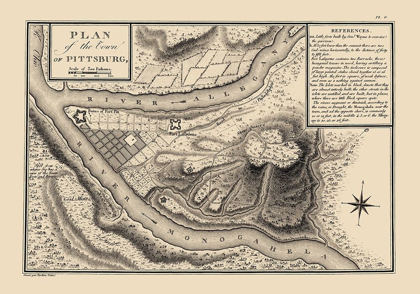 Picture of PITTSBURG PENNSYLVANIA - COLLOT 1796