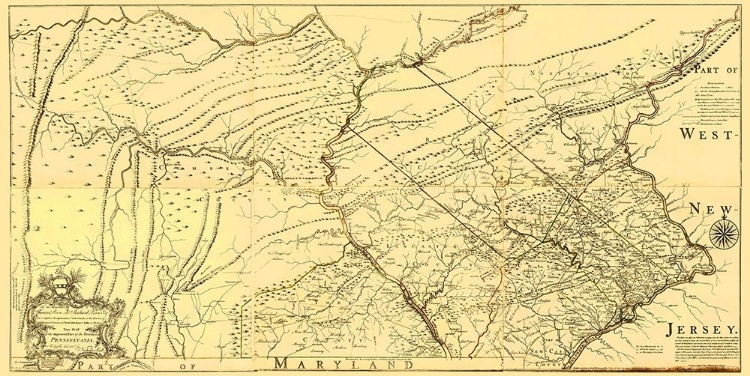 Picture of PENNSYLVANIA PROVINCE - JEFFERYS 1759