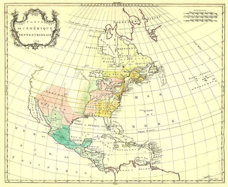 Picture of NORTH AMERICA - 1754
