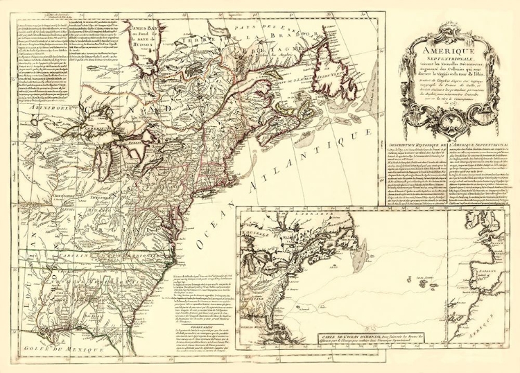 Picture of NORTH AMERICA NEW DISCOVERIES - GEFFERYS 1757