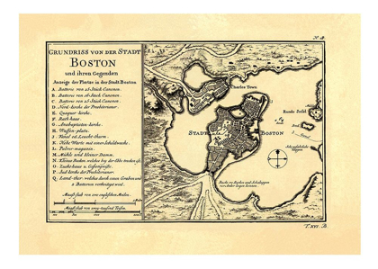 Picture of BOSTON MASSACHUSETTS - ARKSTEE 1758