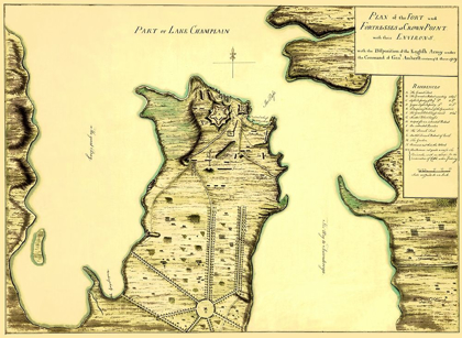 Picture of FORT FORTRESSES AT CROWN POINT - 1759