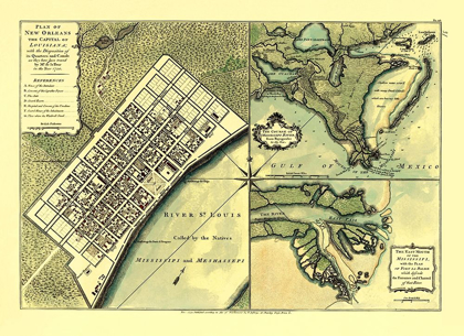 Picture of NEW ORLEANS LOUISIANA - JEFFERYS 1720