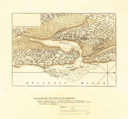 Picture of HARBOUR OF ST AUGUSTINE - JEFFERYS 1763