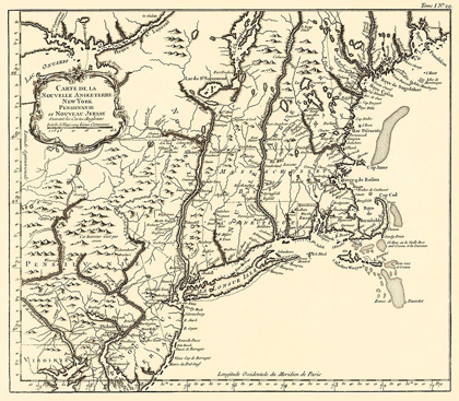 Picture of NEW YORK, PENNSYLVANIA, AND NEW JERSEY  1757
