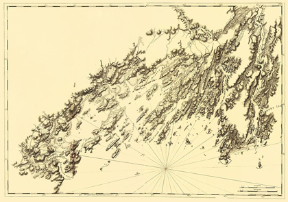 Picture of SALTER ISLAND TO PORTLAND HEAD - DES BARRES 1770