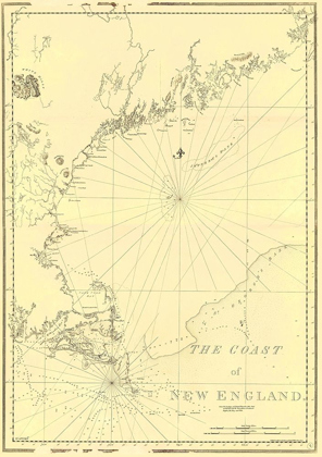 Picture of COAST OF NEW ENGLAND - DES BARRES 1776