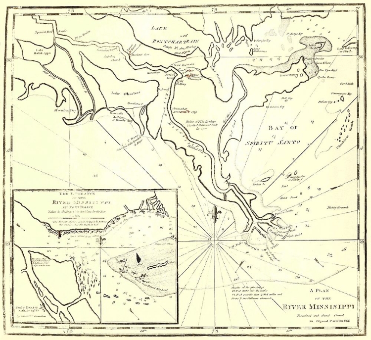 Picture of RIVER MISSISSIPPI - CARLETON 1770