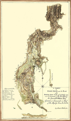 Picture of SURVEY FROGS NECK ROUTE BRITISH ARMY