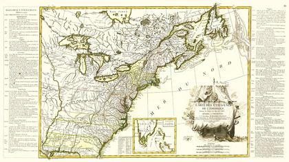 Picture of UNITED STATES OF AMERICA - LATTRE 1784