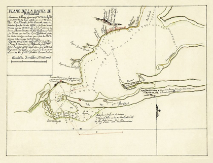 Picture of PENSACOLA BAY FLORIDA - PAREDES 1780