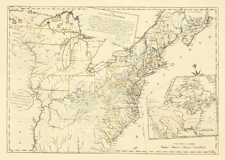 Picture of UNITED STATES TREATY OF PEACE SEPT 3RD 1783