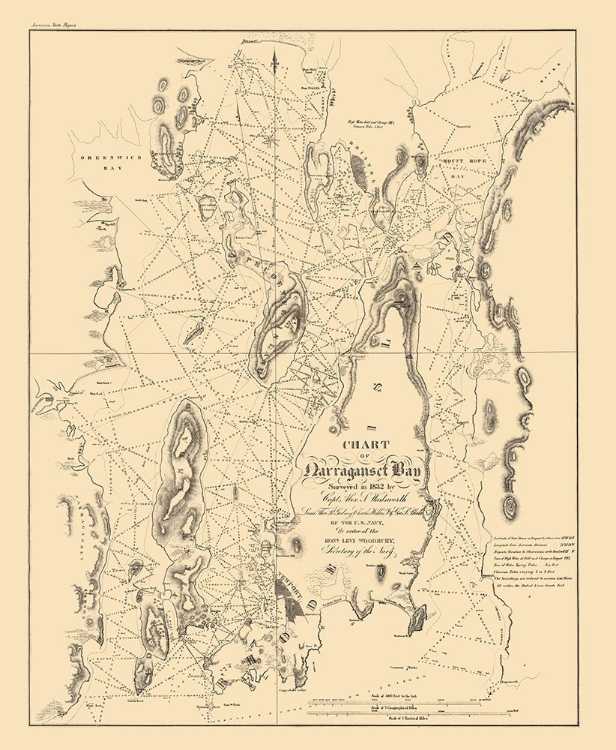 Picture of NARRAGANSETT BAY - US NAVY 1832