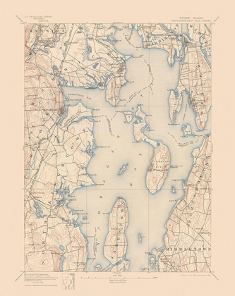 Picture of NARRAGANSETT RHODE ISLAND QUAD - USGS 1992