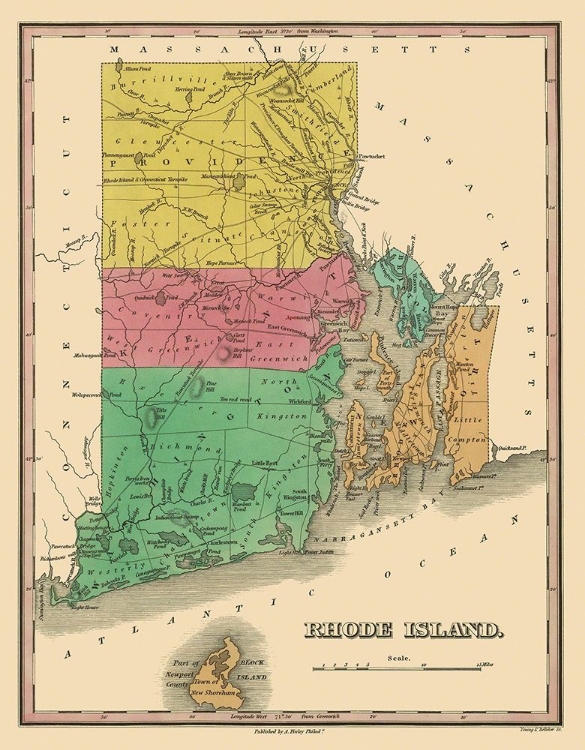 Picture of RHODE ISLAND - FINLEY 1831