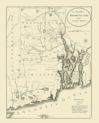 Picture of RHODE ISLAND - REID 1796