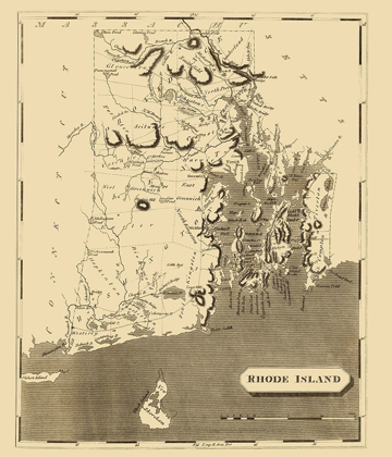 Picture of RHODE ISLAND - ARROWSMITH 1809