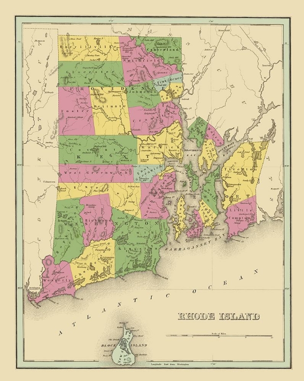 Picture of RHODE ISLAND - STRONG 1841