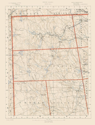 Picture of RHODE ISLAND 2 OF 10 SHEET - USGS 1891