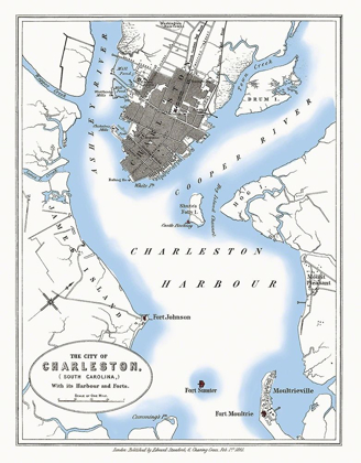 Picture of CHARLESTON SOUTH CAROLINA - STANFORD 1861