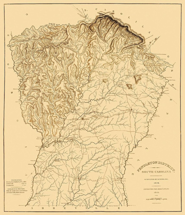 Picture of PENDLETON SOUTH CAROLINA LANDOWNER - MILLS 1825