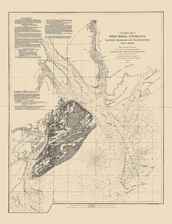 Picture of PORT ROYAL ENTRANCE - USCS 1862