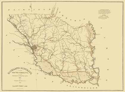 Picture of RICHLAND SOUTH CAROLINA LANDOWNER - MILLS 1825