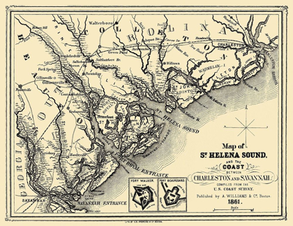 Picture of ST HELENA SOUND - WILLIAMS 1861