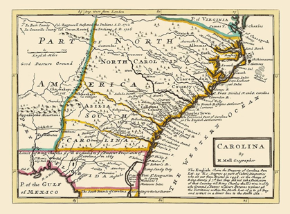 Picture of CAROLINAS - BOWLES 1736