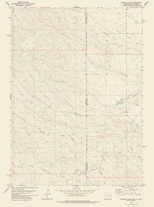 Picture of COFFEE FLATS SOUTH DAKOTA QUAD - USGS 1978