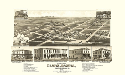 Picture of CLARK SOUTH DAKOTA - STONER 1883
