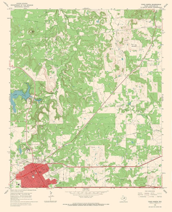 Picture of CISCO NORTH TEXAS QUAD - USGS 1966