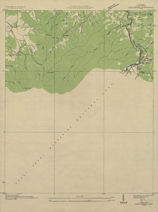 Picture of GATLINBURG TENNESSEE QUAD - USGS 1936