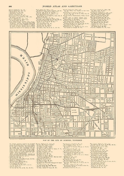 Picture of MEMPHIS  TENNESSEE - REYNOLD 1921