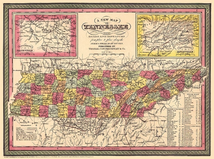 Picture of TENNESSEE - THOMAS 1850