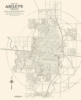 Picture of ABILENE TEXAS - SANBORN 1929